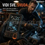 ES04 Inspekciona kamera sa sondom 7,9 mm, ekran 4,3" IPS, kabl 5 m
