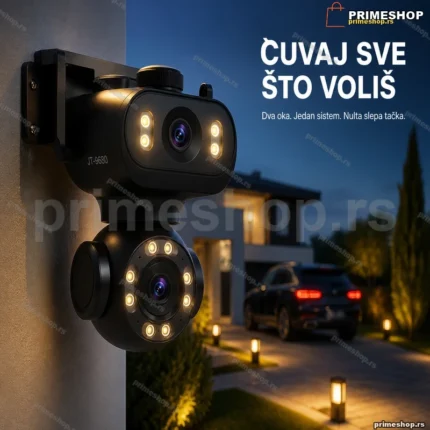 Jortan JT-9680 WiFi PTZ kamera sa dva objektiva 6MP 8x zum AI praćenje