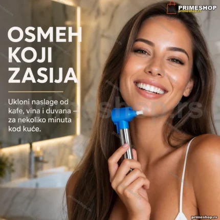 Luma Smile uređaj za poliranje zuba sa LED svetlom i 5 nastavaka