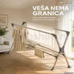 Teleskopska sklopiva sušilica za veš — do 200 cm