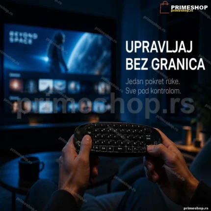 Bežični vazdušni miš sa QWERTY tastaturom i daljinskim 3u1