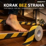 Samolepljiva žuto-crna protivklizna traka 50 mm × 5 m