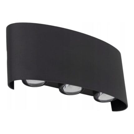 ARROW crna spoljna LED lampa up-down 6×1W IP54
