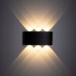 zidna lampa sa šest dioda - prikaz funkcija