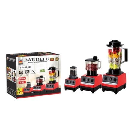 BARDEFU BF-5012 blender sa tri posude, 15 brzina i Ice Crush