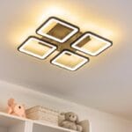 crna LED plafonjera - pakovanje