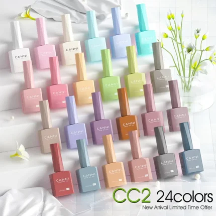 CANNI CC2 set gel lakova — 30 bočica po 9 ml, HEMA free
