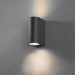 cilindrična zidna lampa - prednja strana