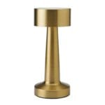 Elements punjiva stona lampa zlatna 21 cm — dodir i USB-C