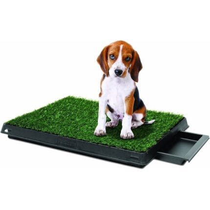 Higijenski toalet za pse Pet Park Deluxe – podloga sa veštačkom travom 63x51 cm