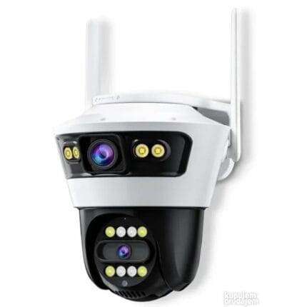 Jortan spoljna WiFi kamera sa dva kadra i pokretnom kupolom IP66