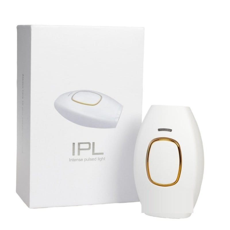 IPL epilator bela i roze boja — kućno uklanjanje dlačica IPL epilator za kućnu upotrebu - prednja strana