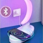 LED lampa sa Bluetooth zvučnikom i bežičnim punjačem F-21