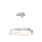 beli LED luster - prednja strana