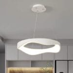 LED luster talasasti beli DD-148 60 cm sa daljinskim upravljačem