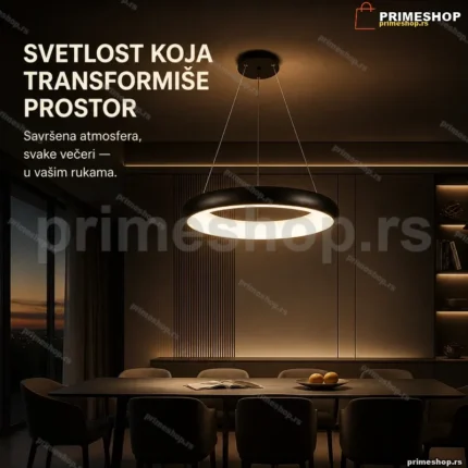 Prstenasti LED luster HWJ-170 48W sa daljinskim, 40/50/60 cm