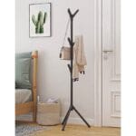 Stojeći čiviluk sa kukicama 170 cm — tronožna osnova, 9 kukica