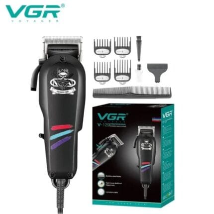 VGR V-129 mašinica za šišanje kose — taper 0,8–2,0 mm, 4 češlja