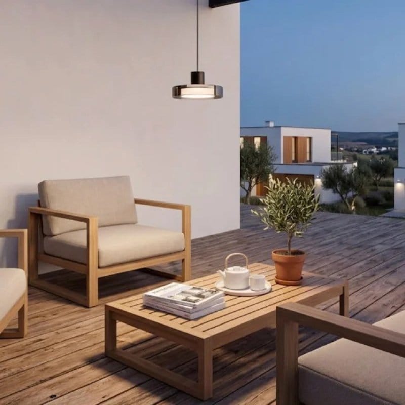 Viseća lampa sa dimljenim staklom YDPL1071 — 40 i 50 cm staklena viseća lampa - detalji
