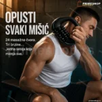 RolloMax električni roler za masažu tela — 24 čvora, 3 brzine