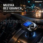 Auto MP3 plejer A32 — FM transmiter sa Bluetooth vezom i mikrofonom