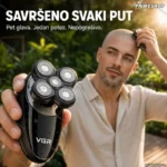 VGR V-302 brijač 4u1 — 5 glava, LED displej, vodootporan