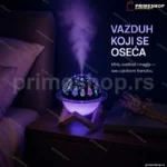 USB mini difuzer sa RGB svetlom i drvenim postoljem