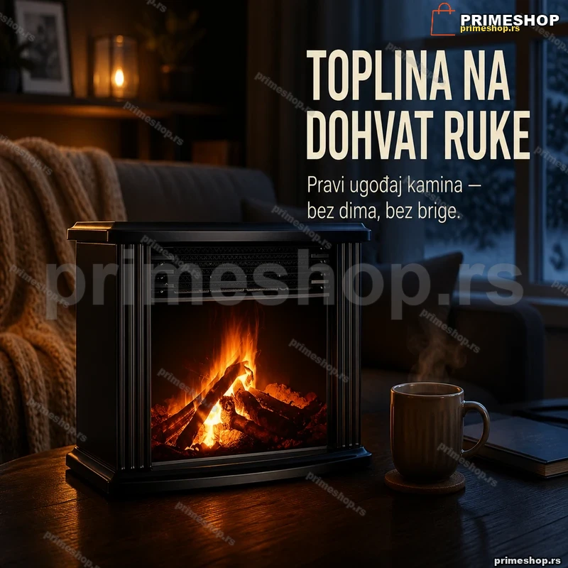 LED kamin grejalica 1000 W sa efektom plamena — mini LED kamin grejalica 1000 W sa efektom plamena — mini