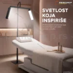 Podna LED lampa polumesec HD-M9X sa daljinskim i držačem za telefon
