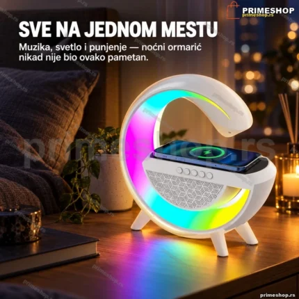 3 u 1 Lampa, Bluetooth zvučnik i bežični punjač