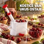 Aparat za čišćenje koštica iz višanja i trešanja