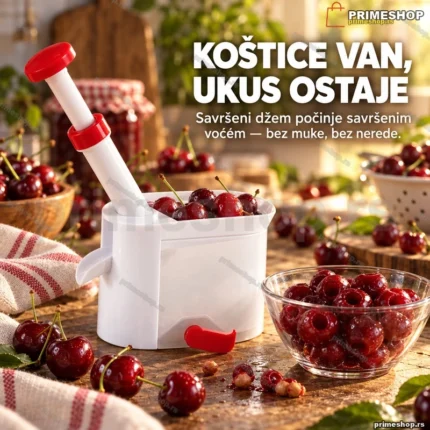 Aparat za čišćenje koštica iz višanja i trešanja