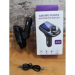 Auto MP3 plejer A32 — FM transmiter sa Bluetooth vezom i mikrofonom