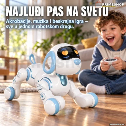 Smart Stunt Dog - Pametni Pas Robot za Decu