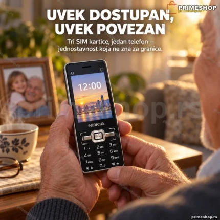 Mobilni telefon Nokia A1 sa 3 sim kartice Srpski meni