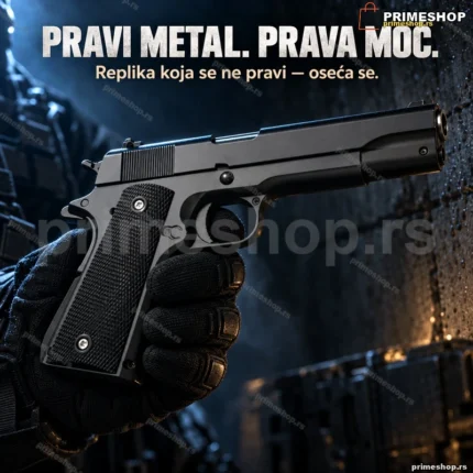 Replika Kolt 1911 airsoft pištolj sa crnim koricama