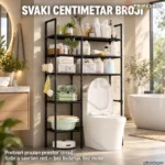 Samostojeća polica za WC — organizator za kupatilo