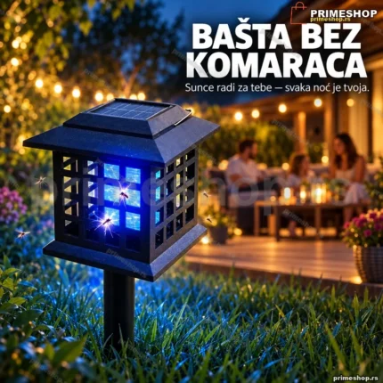 Solar Monster Zapper – Solarni Ubica Komaraca i Insekata za Baštu