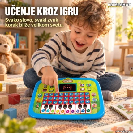Tabla za učenje engleskog jezika — edukativna igračka za decu