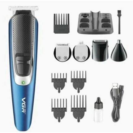 VGR V-172 trimer set 5u1 — mašinica za kosu, bradu, nos i uši